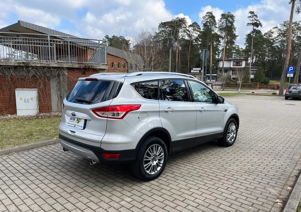 Ford Kuga cena 48999 przebieg: 197291, rok produkcji 2014 z Zduny małe 781